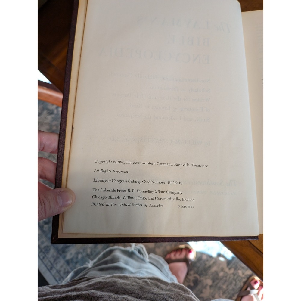 The Laymans Bible Encyclopedia 1964 William C Martin Southwestern Company Book - Picture 8 of 8